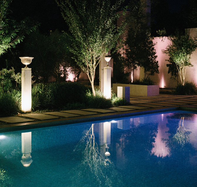 طراحی و اجرای نورپردازی مدرن-قطراب