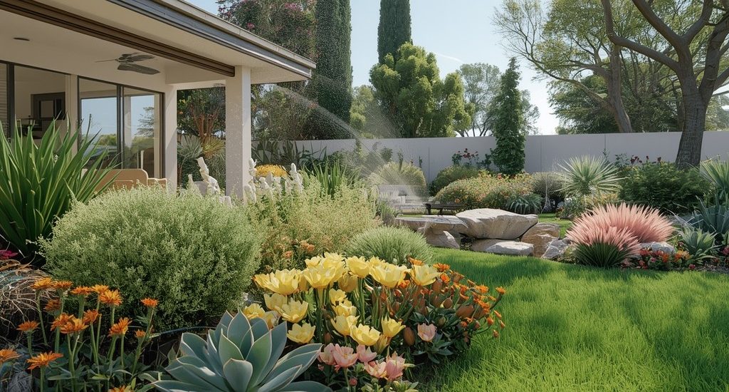 آبیاری هوشمند قطره‌ای در فضای سبز ویلاها؛ صرفه‌جویی در آب و نگهداری آسان-قطراب