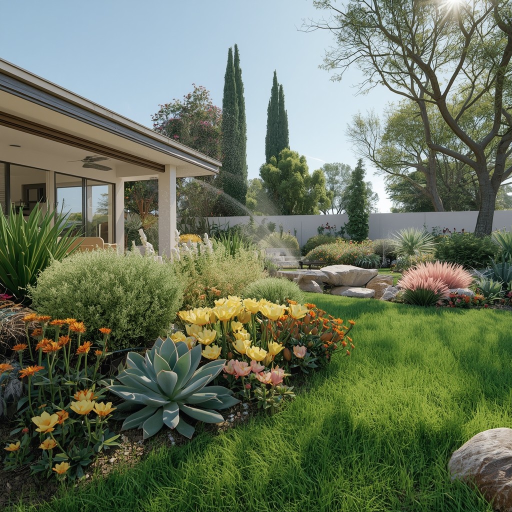 آبیاری هوشمند قطره‌ای در فضای سبز ویلاها؛ صرفه‌جویی در آب و نگهداری آسان-قطراب