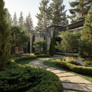 راهنمای انتخاب گیاهان همیشه‌سبز برای ویلا و باغ در اقلیم‌های مختلف ایران-قطراب