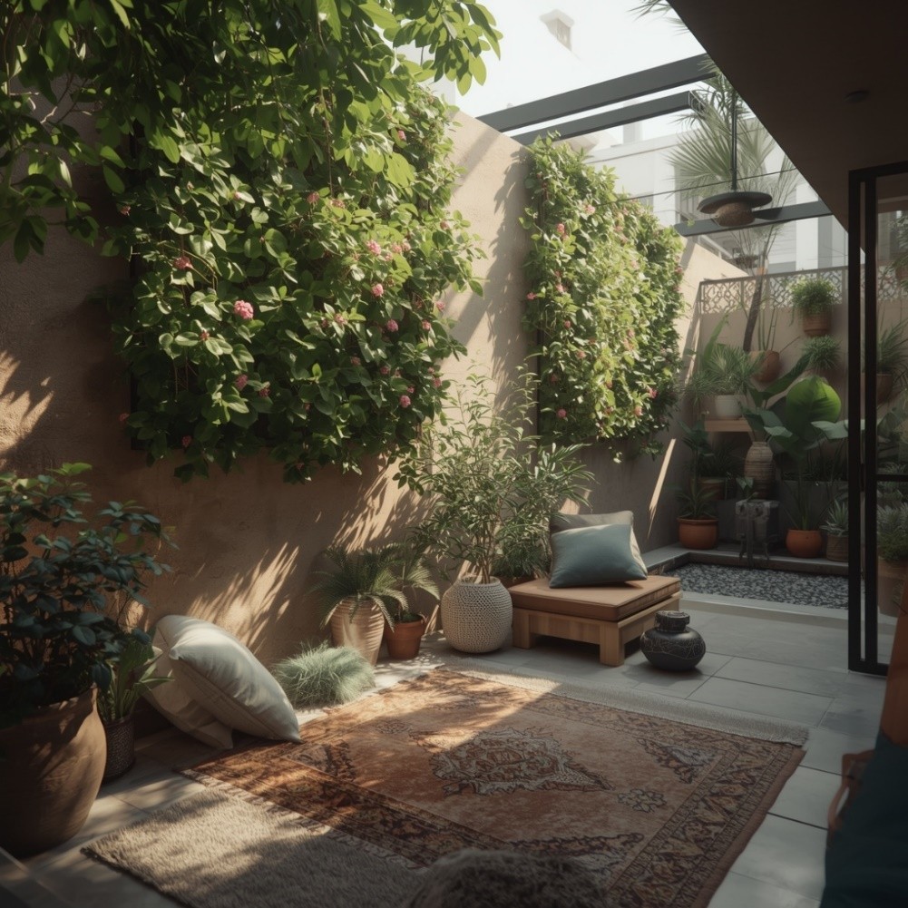 ۱۰ ایده خاص برای طراحی فضای سبز حیاط کوچک-قطراب