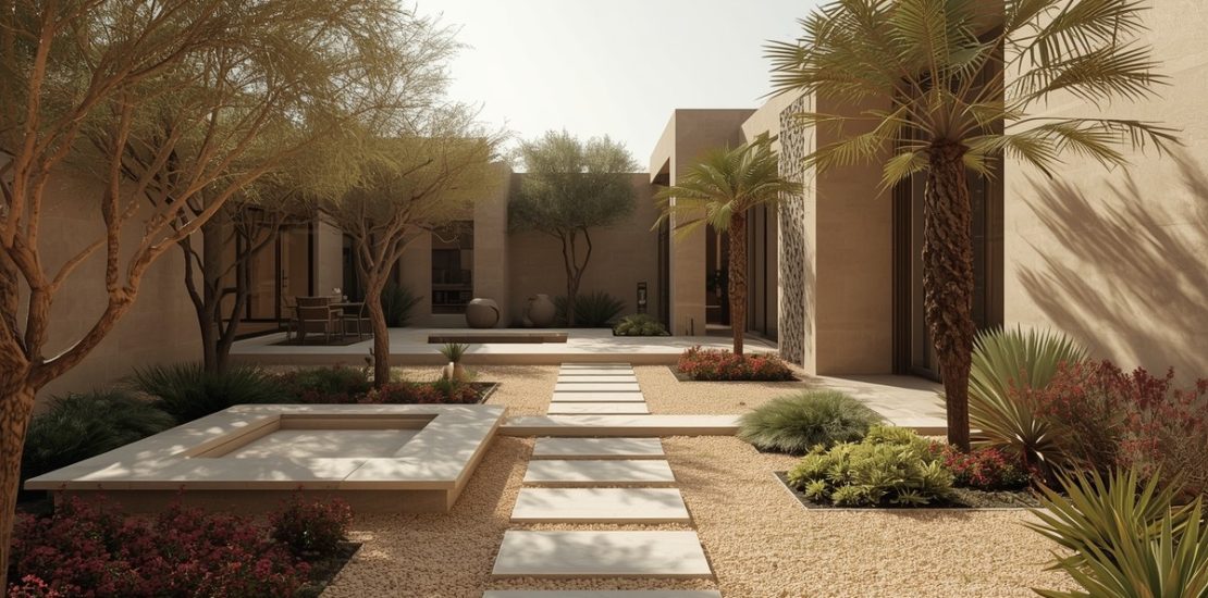 اهمیت طراحی فضای سبز و انتخاب المان‌ها و گیاهان متناسب با اقلیم-قطراب